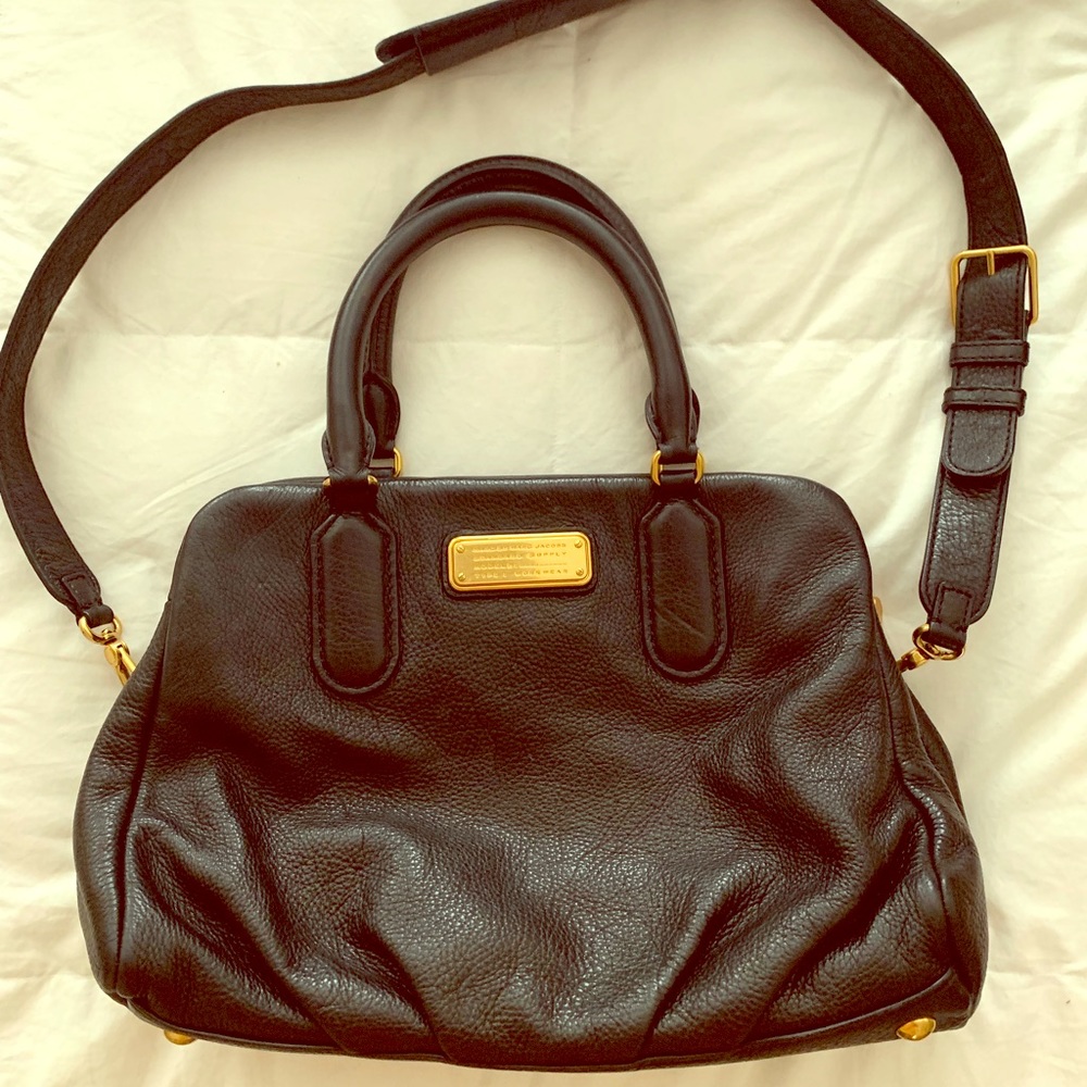 Marc by Marc Jacobs black leather handbag